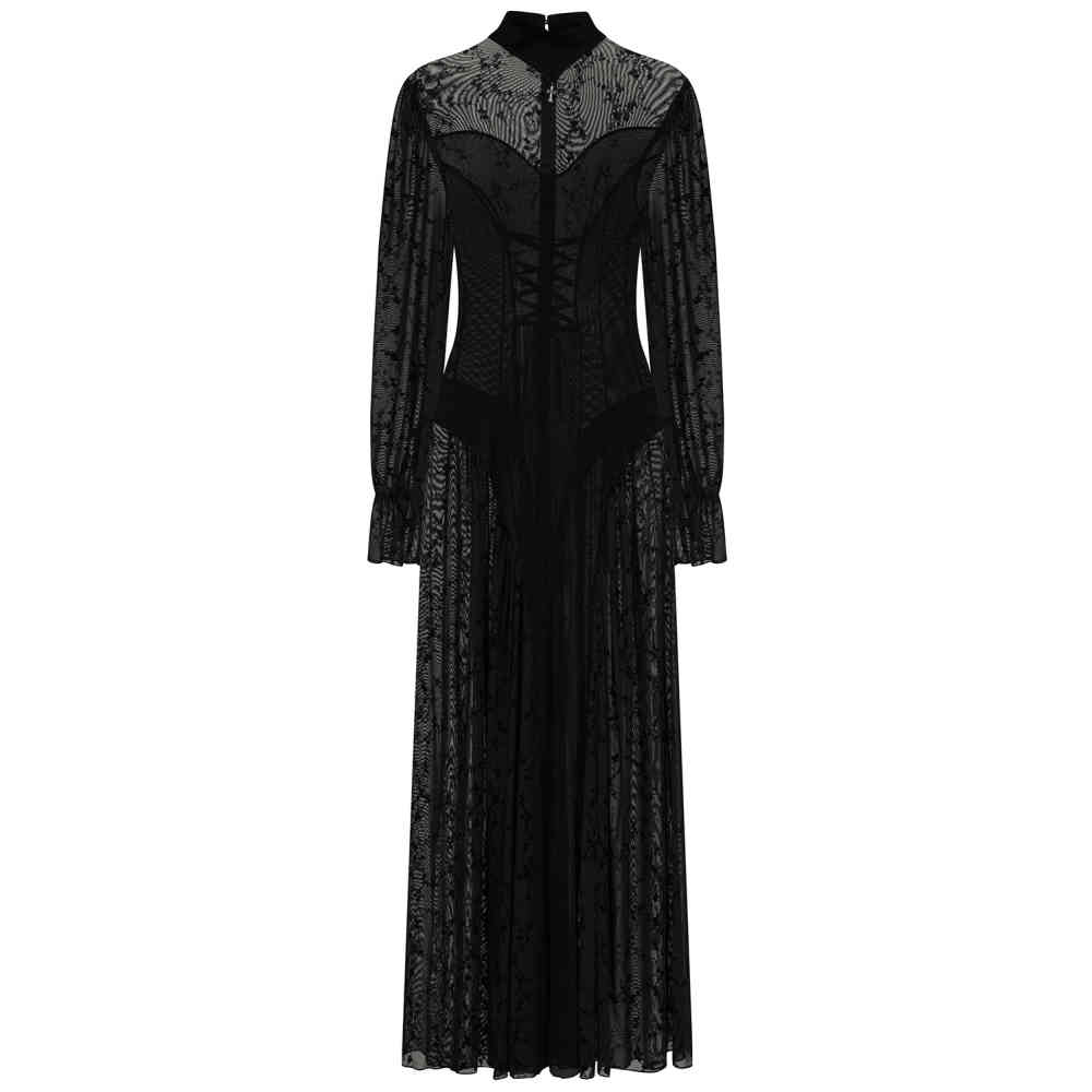 Banned - Malefica Longue robe - Noir